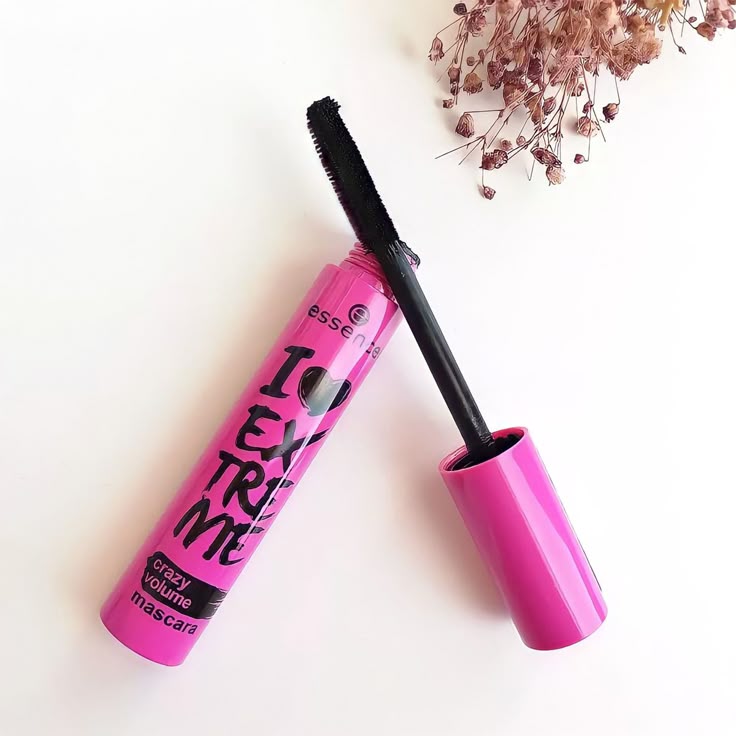 ریمل اسنس صورتی صد در صد اصل و اورجینال essence I love extreme crazy volume mascara