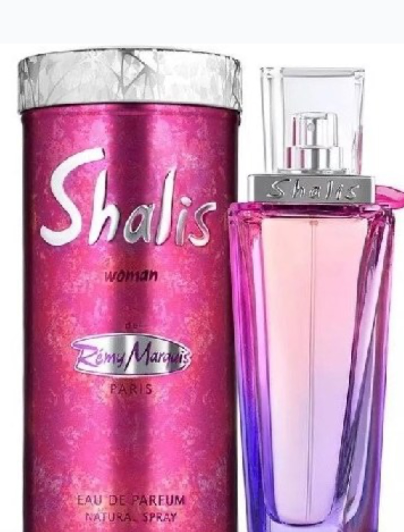 ادکلن عطر(ادوپرفیوم) زنانه شالیز فرانسه برند رمی مارکویس پنجاه میل با خط بوی گردن شکن (Rémy Marquis) Shalis Woman_ اورجینال