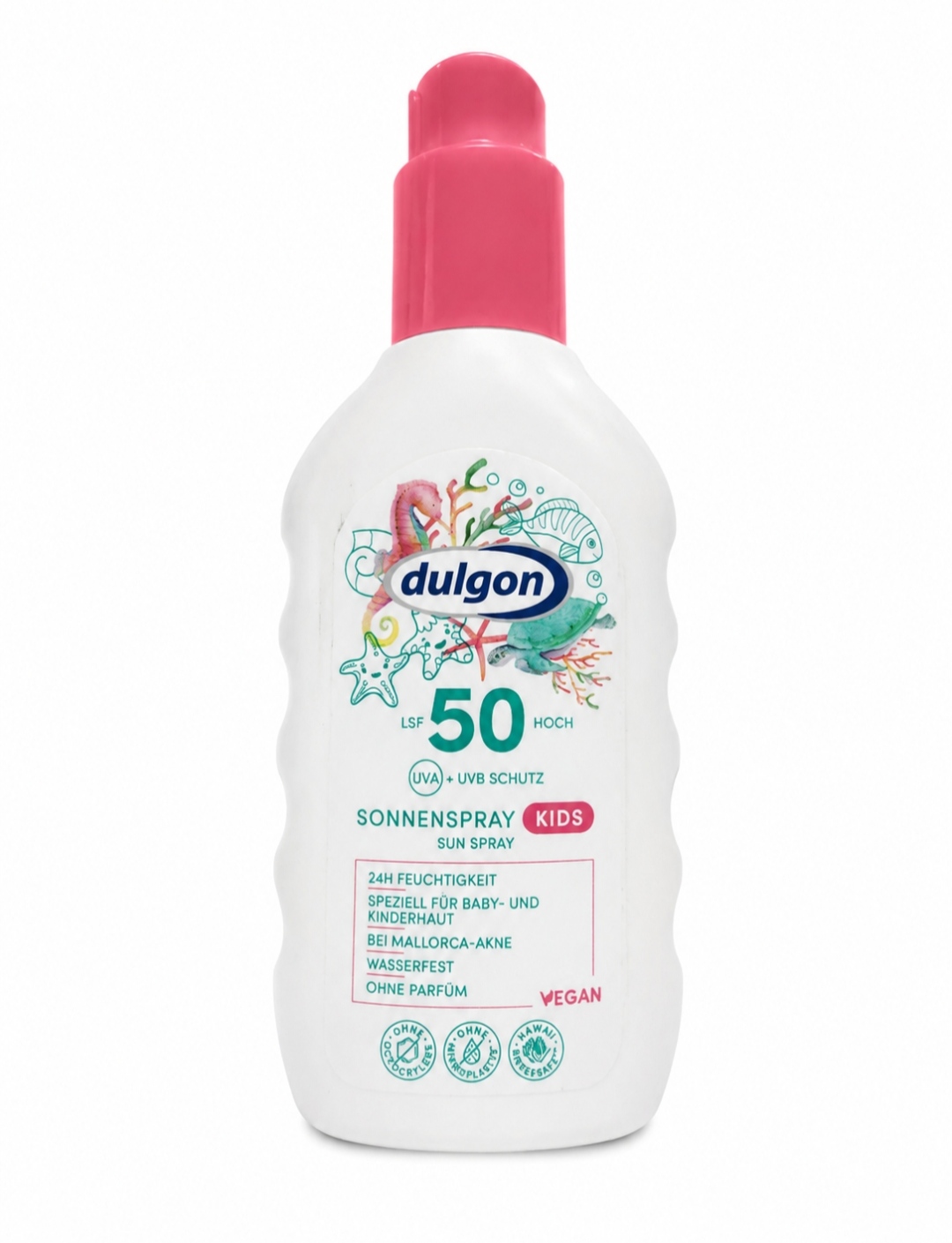 اسپری ضد آفتاب کودکان دولگون (dulgon) مدل Kids حجم ۲۰۰ میل - SPF 50 اصل آلمان فاقد اکتوکریلن