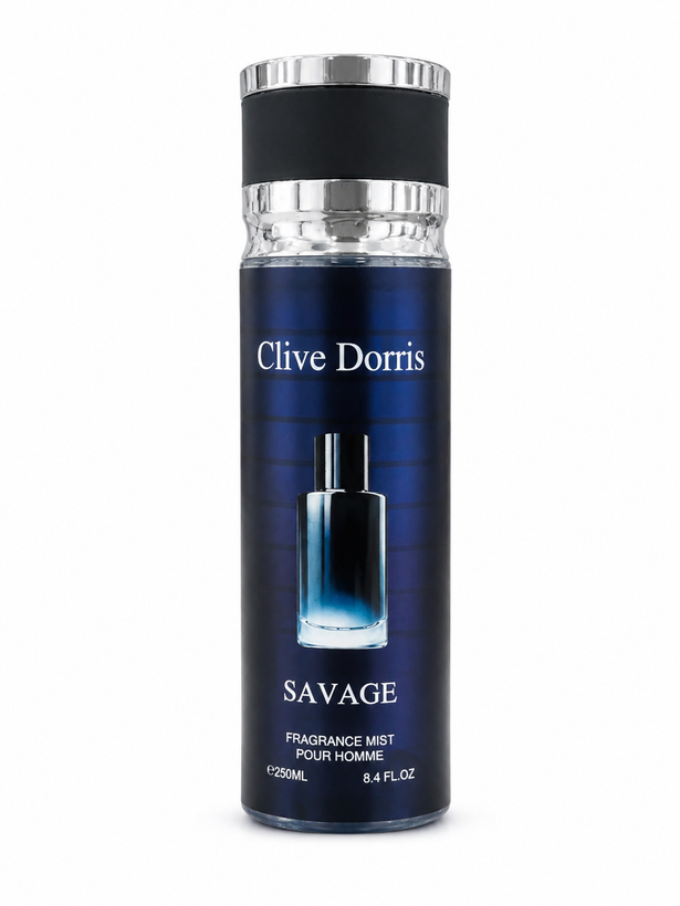 بادی اسپلش مردانه کلایو دوریس (Clive Dorris) مدل Savage – حجم ۲۵۰ میلیلیتر