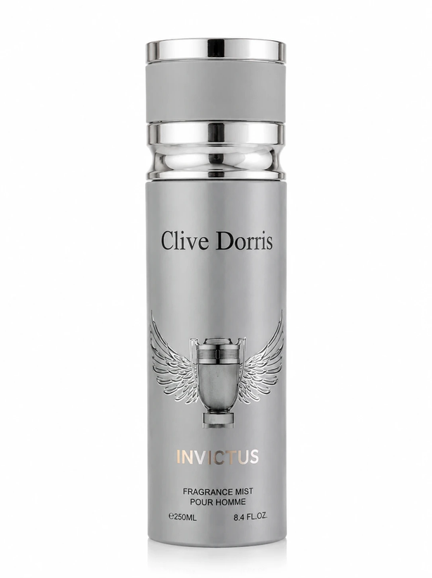 بادی اسپلش مردانه کلایو دوریس (Clive Dorris) مدل Invictus – حجم ۲۵۰ میلیلیتر