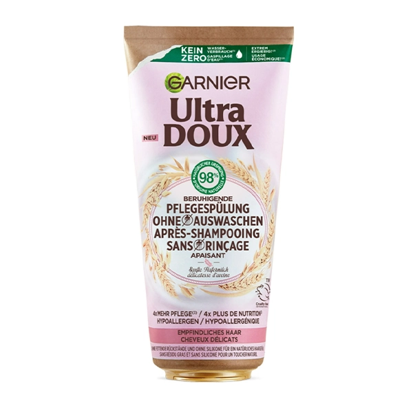 نرم‌کننده بدون آبکشی جو دوسر و شیر برنج گارنیر Garnier Ultra Doux