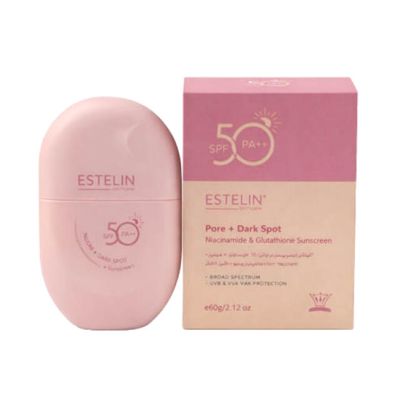 ضدآفتاب استلین 60گرم اورجینال با اس پی اف50 در پنج رنگESTELIN skin care