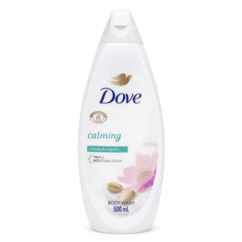 شامپو بدن داو Dove مدل calming رایحه پسته و مگنولیا(500 میل)