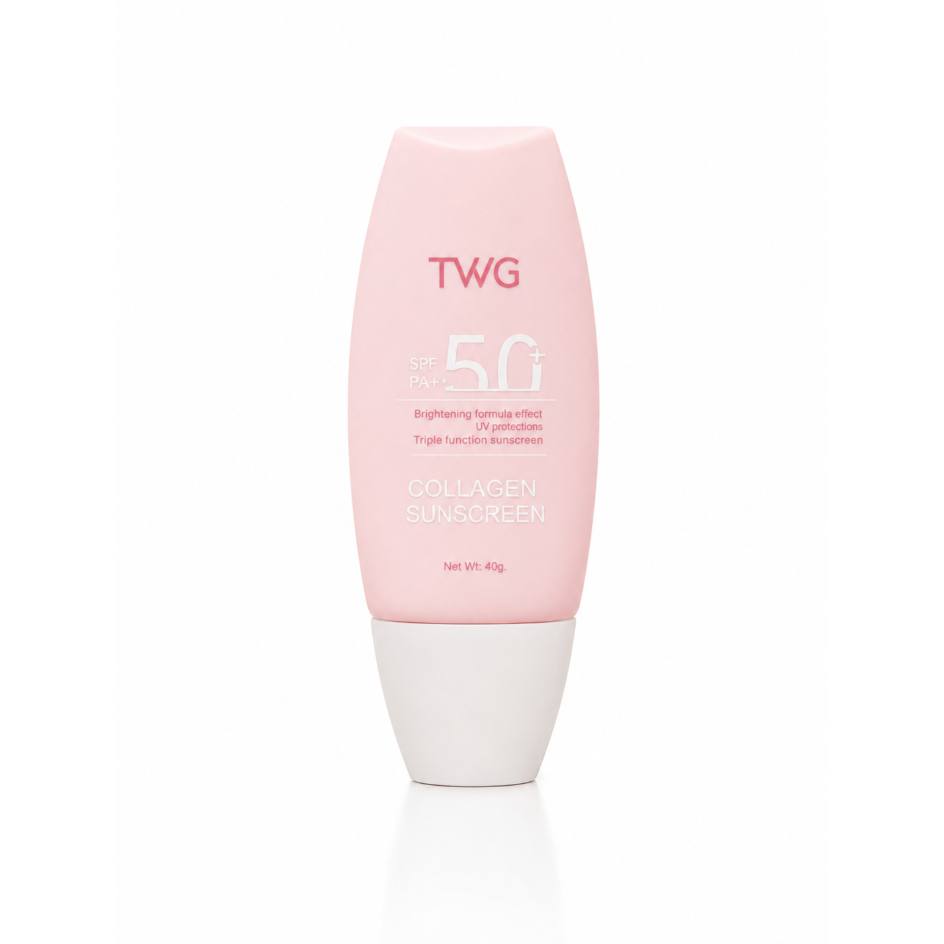 ضد آفتاب کلاژن TWG SPF 50+ PA+++ حجم 40 گرم | محافظت بالا و آبرسان پوست