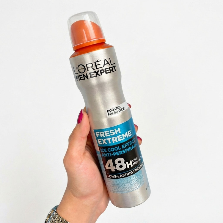 اسپری ضدتعریق لورآل سری Men Expert مدل fresh extreme