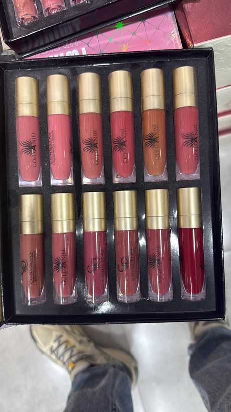 رژ لب مایع گلدن آنجل Long Stay مدل Liquid Matte پک ۱۲ رنگ