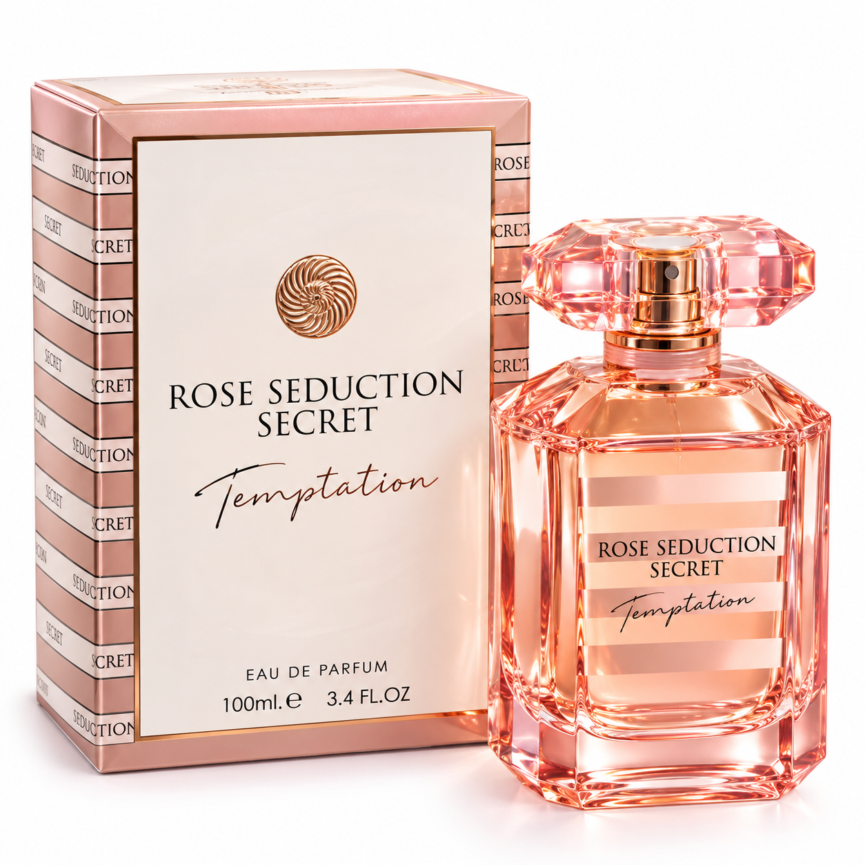 ادو پرفیوم زنانه فراگرنس ورد مدل Rose Seduction Secret Temptation حجم 100 میلی لیتر